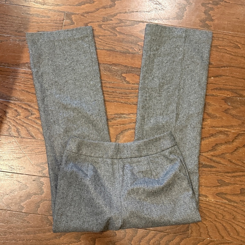 Talbots NWT classic side zip wool blend grey dress pants, size 4 - Picture 7 of 8